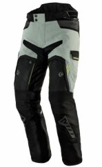 Moto kalhoty REBELHORN PATROL šedo/černo/fluo žluté