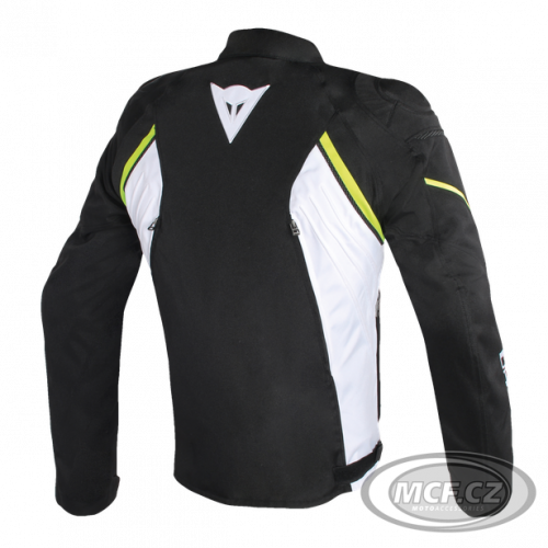 Textilní bunda Dainese AVRO D2 černo/bílo/neonově žlutá