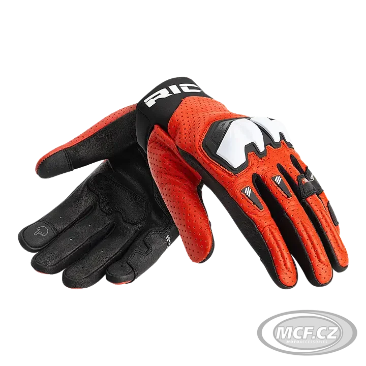 Moto rukavice RICHA STRADALE AP-X LEATHER černo/červené