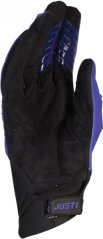 Moto rukavice JUST1 J-HRD modré