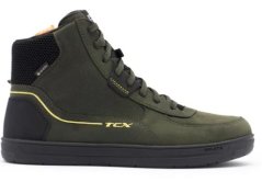 Moto boty TCX MOOD 2 GORE-TEX zeleno/černo/žluté
