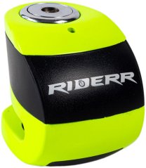 Riderr RS6 Alarm Disc Lock neon green