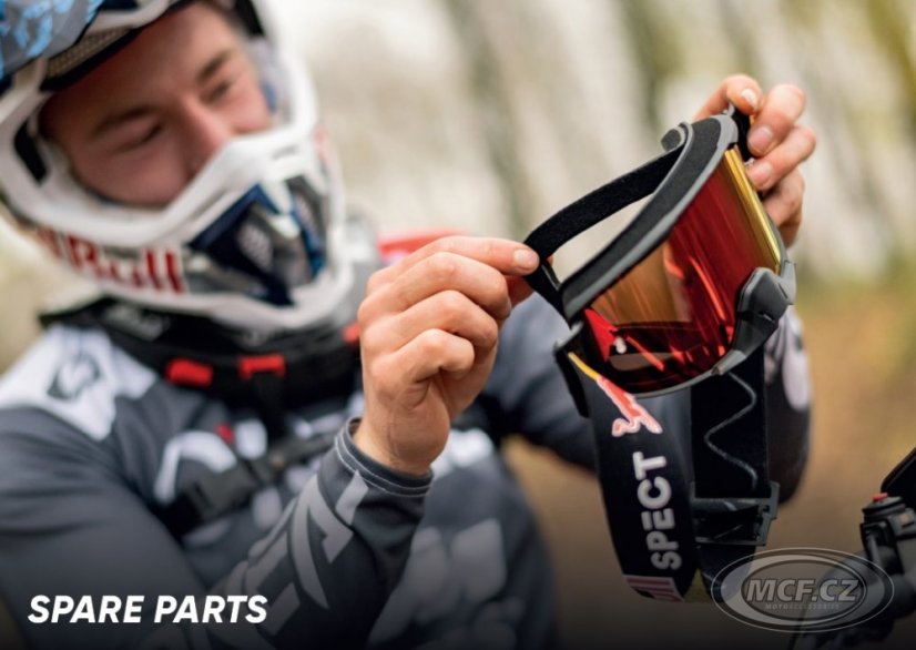 Motokrosové brýle RED BULL SPECT STRIVE S 008 modré s modrým sklem