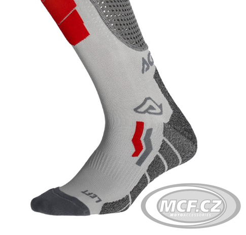 Nadkolenky ACERBIS X-LEG PRO VENTED šedo/červené 26704.295