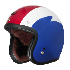 Moto přilba ORIGINE PRIMO VOLTAGE bílo/modro/červená