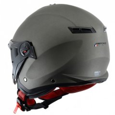Moto přilba ASTONE MINIJET S SPORT matná titanová
