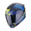 Moto přilba SCORPION EXO-1400 EVO II AIR INTENSIO černo/modrá