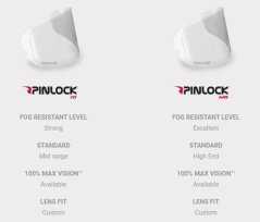 Pinlock 70 na plexi SCORPION ADX-1 čirý DKS183