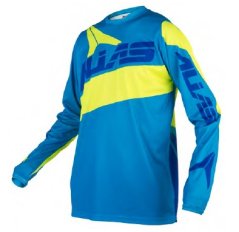 Motokrosový dres ALIAS MX A2 cyan/neonově žlutý 2160-347