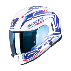 Moto přilba SCORPION EXO-530 AIR SLOPE bílo/modro/červená