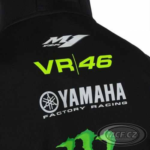 Mikina Valentino Rossi VR46 fleece Yamaha černá 364104