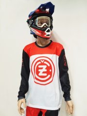 Dres ČZ LOGO Replika 19106 bílo/černo/červený