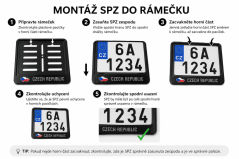 Rámeček SPZ Czech Republic