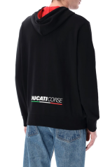 Pánská mikina DUCATI COLOR BLOCK černo/červeno/bílá 25 26001