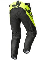 Moto kalhoty JUST1 J-FORCE VERTIGO šedo/fluo žluté