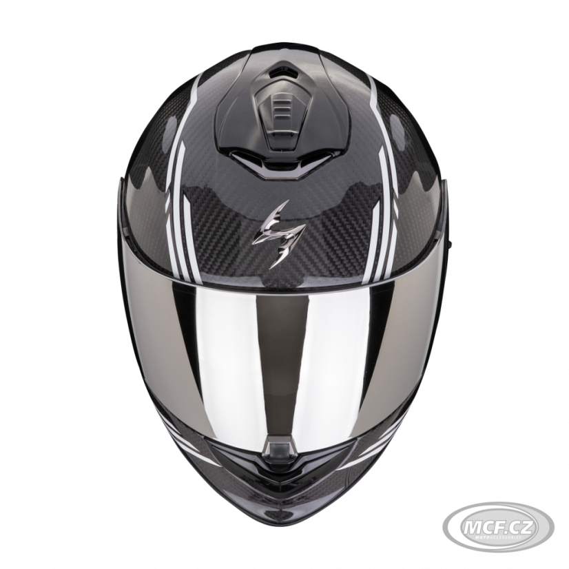 Motorcycle helmet SCORPION EXO-1400 EVO II CARBON AIR REIKA black/white