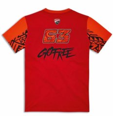 Triko DUCATI DUAL PECCO BAGNAIA 63 červené 98771218/498607