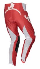 Moto kalhoty JUST1 J-FLEX ARIA červeno/bílé