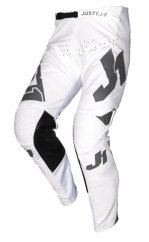 Moto kalhoty JUST1 J-FLEX ARIA bílo/šedé