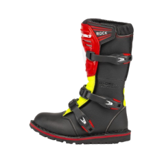 Moto boots FORMA ROCK black/red/fluo yellow