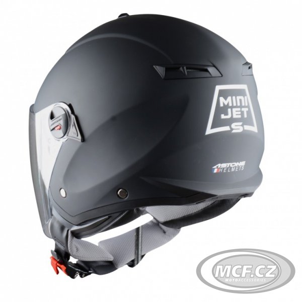 Moto přilba ASTONE MINIJET S černá matná