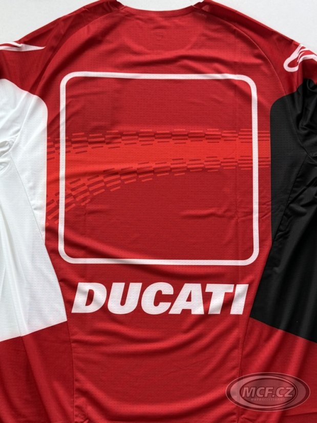 Dres DUCATI DESMO červený s místem pro číslo 98109225