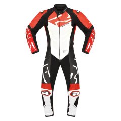 Moto kombinéza RICHA STRADALE GP jednodílná bílo/fluo červená