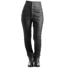 Dámské kevlarové moto kalhoty OVERLAP EVY NIGHT JEANS černé
