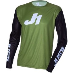 Dres JUST1 J-ESSENTIAL army černo/bílý
