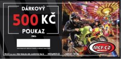 Papírová dárková poukázka v hodnotě 500 Kč