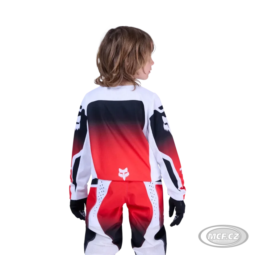 Dětský dres FOX 180 Jersey Youth Shield fluo červený 36328-110