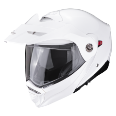 Moto přilba SCORPION ADX-2 solid perleťově bílá-TEST ME