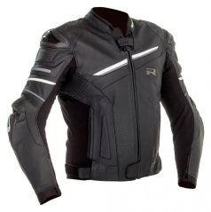 Motorcycle leather jacket RICHA MUGELLO 2 white - long