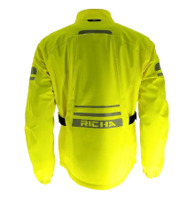 Moto pláštěnka bunda RICHA RAIN STRETCH 2L HOODIE fluo žlutá