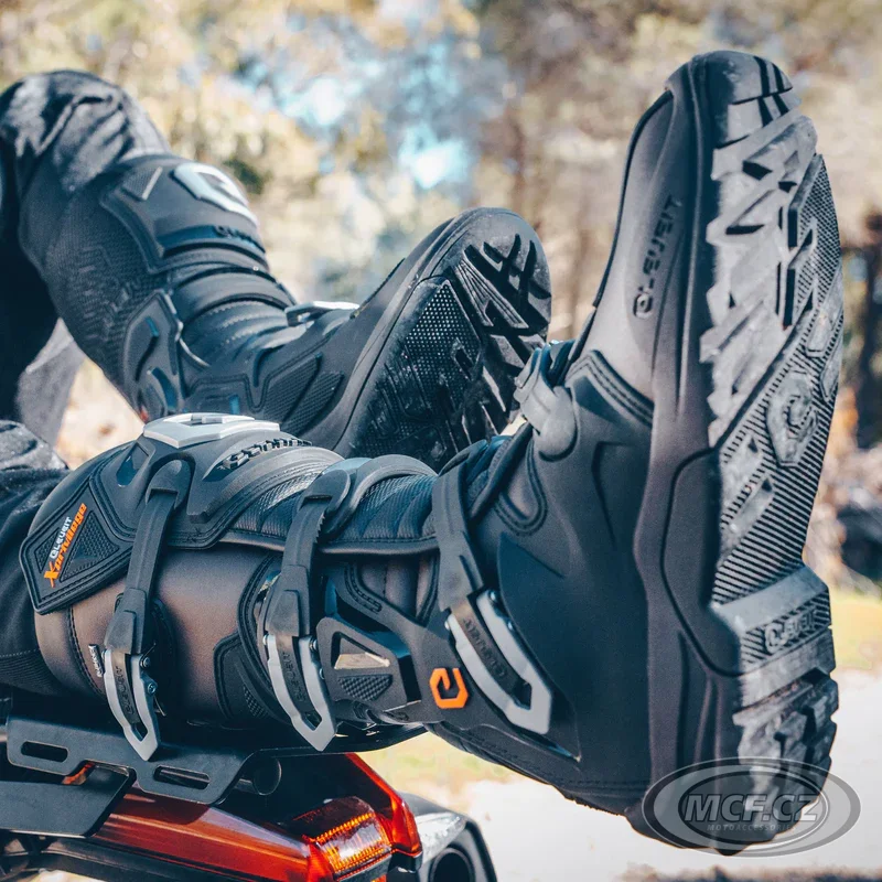 Moto boty ELEVEIT X-PRIVILEGE E-DRY ENDURO hnědé