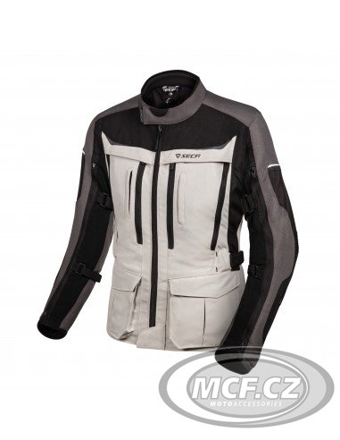 Dámská moto bunda SECA DISCOVERY LADY šedá
