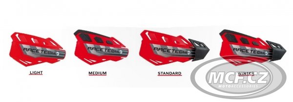 Kryty páček RTECH FLX ALU fluo růžové vč. montážní sady