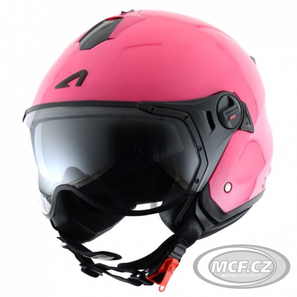 Moto přilba ASTONE MINIJET S SPORT růžová