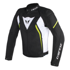 Textilní bunda DAINESE AVRO D2 černo/bílo/neonově žlutá
