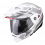 Moto přilba SCORPION ADX-2 CARRERA perleťově bílo/stříbrná