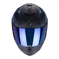 Moto přilba SCORPION EXO-1400 AIR SYLEX matná černo/modrá