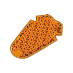 D30 GHOST knee/elbow protector LEVEL 2 orange