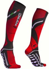 Podkolenky FORMA OFF ROAD COMPRESSION černo/červené