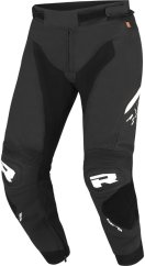 Moto kalhoty RICHA STRADALE černo/bílé kožené - zkrácené