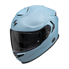 Motorcycle helmet SCORPION EXO-GT SP AIR solid matt celeste blue