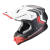 Motorcycle helmet SCORPION VX-16 EVO AIR FUSION matt black/red