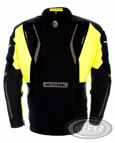 Moto bunda RICHA INFINITY 2 černo/fluo žlutá