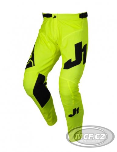 Moto kalhoty JUST1 J-ESSENTIAL fluo žluté