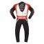 Moto kombinéza RICHA STRADALE GP jednodílná bílo/fluo červená