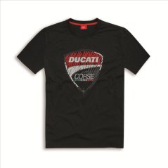 Triko DUCATI CORSE SKETCH černé 98769503